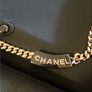 CHANEL Gold and Black bar choker necklace
New in box with tag